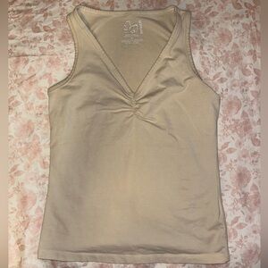 Women's Beige Tank Top